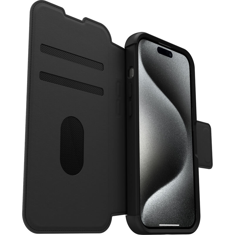 product image 5 - iPhone 15 Pro Coque Strada Series Folio MagSafe