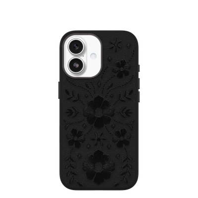 Coque iPhone 17 | Symmetry Series Cactus Leather Embroidery
