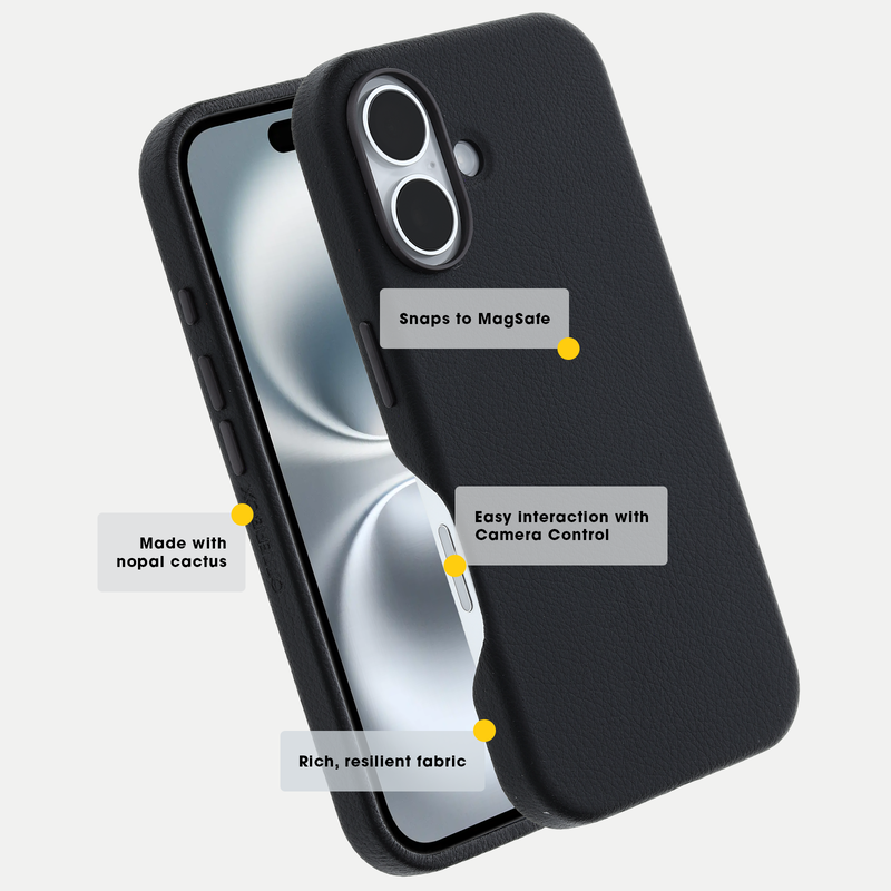 product image 5 - iPhone 16 Pro Case Symmetry Series Cactus Leather for MagSafe