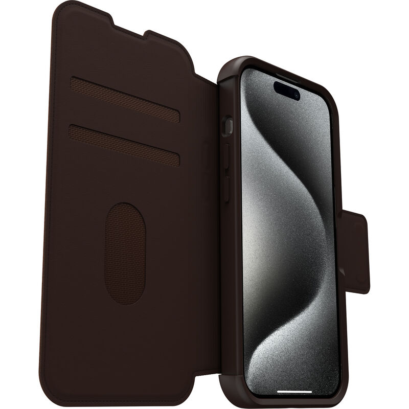 product image 5 - iPhone 15 Pro Coque Strada Series Folio MagSafe