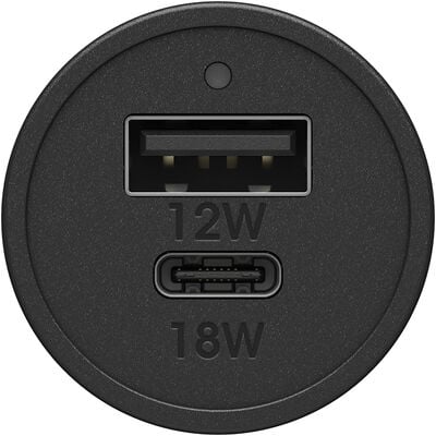 USB-A och USB-C-billaddare 30W