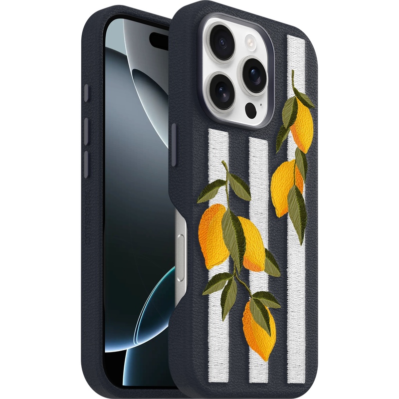 product image 1 - iPhone 16 Pro Case Symmetry Series Cactus Leather Embroidery