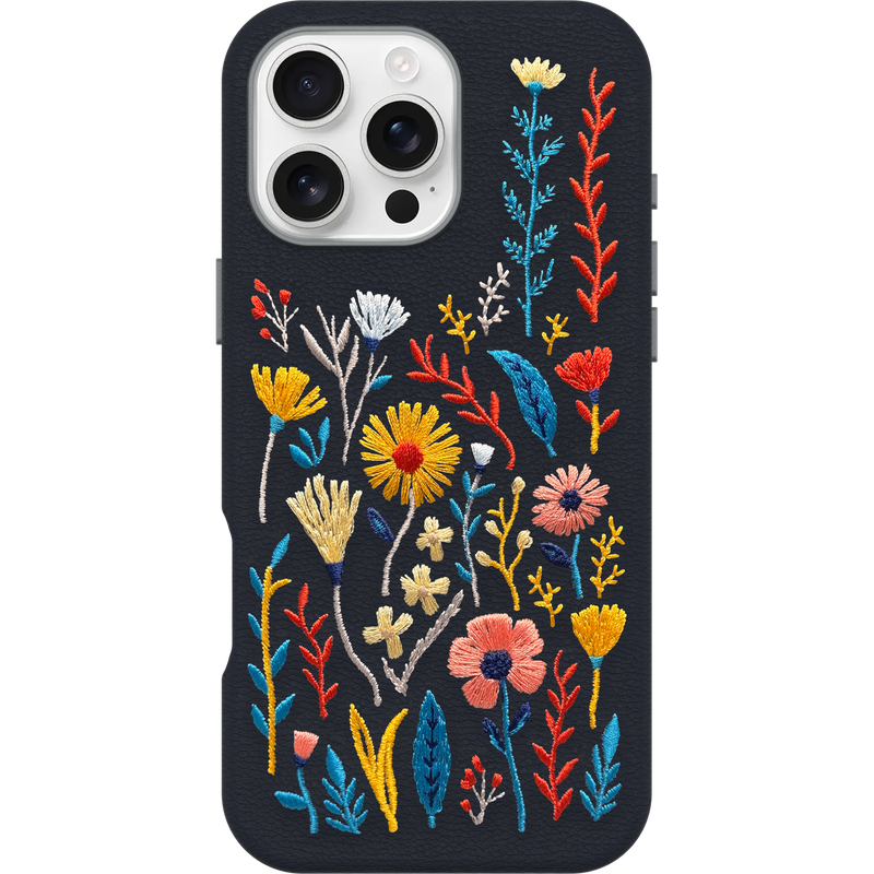 product image 2 - Coque iPhone 16 Pro Max Symmetry Series Cactus Leather Embroidery