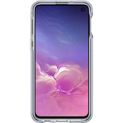 Show off your Galaxy S10e with the slim profile of Symmetry Series Clear. Fortified with drop protection and easy to install, you can accessorise any look with clear cases designed to highlight your style. Symmetry Series Clear — thinner than ever, as protective as always.