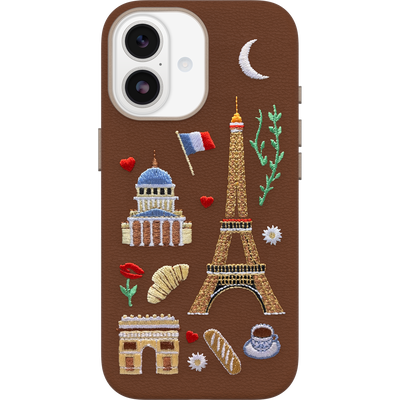 iPhone 17 Case | Symmetry Series Cactus Leather Embroidery