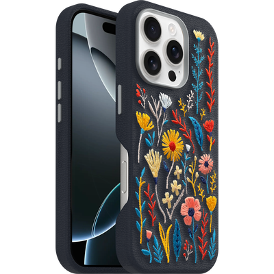 iPhone 16 Pro Case | Symmetry Series Cactus Leather Embroidery