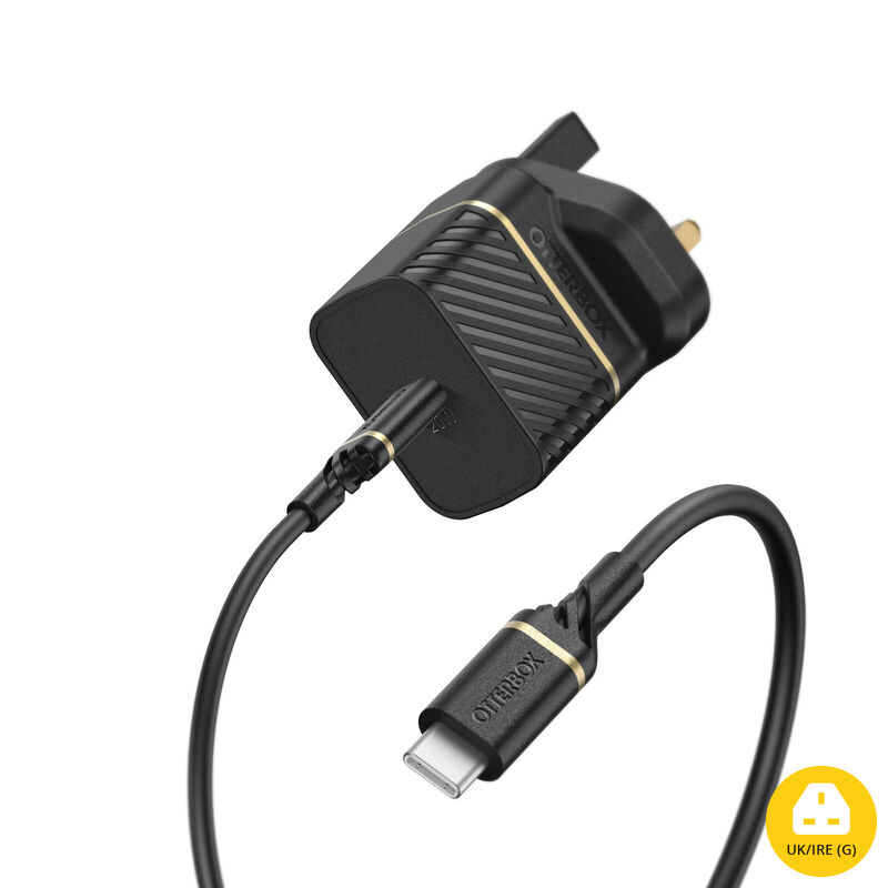 product image 1 - USB-C till USB-C 20W Förstklassig väggladdare + kabel Snabbladdning | Förstklassig  Kit