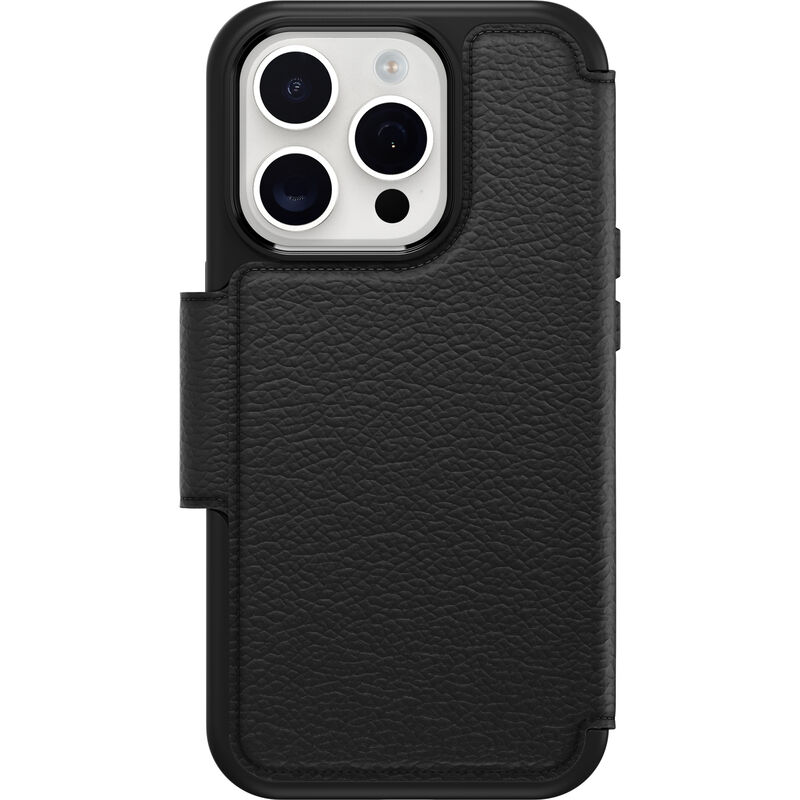product image 1 - iPhone 15 Pro Case Strada Series Folio MagSafe