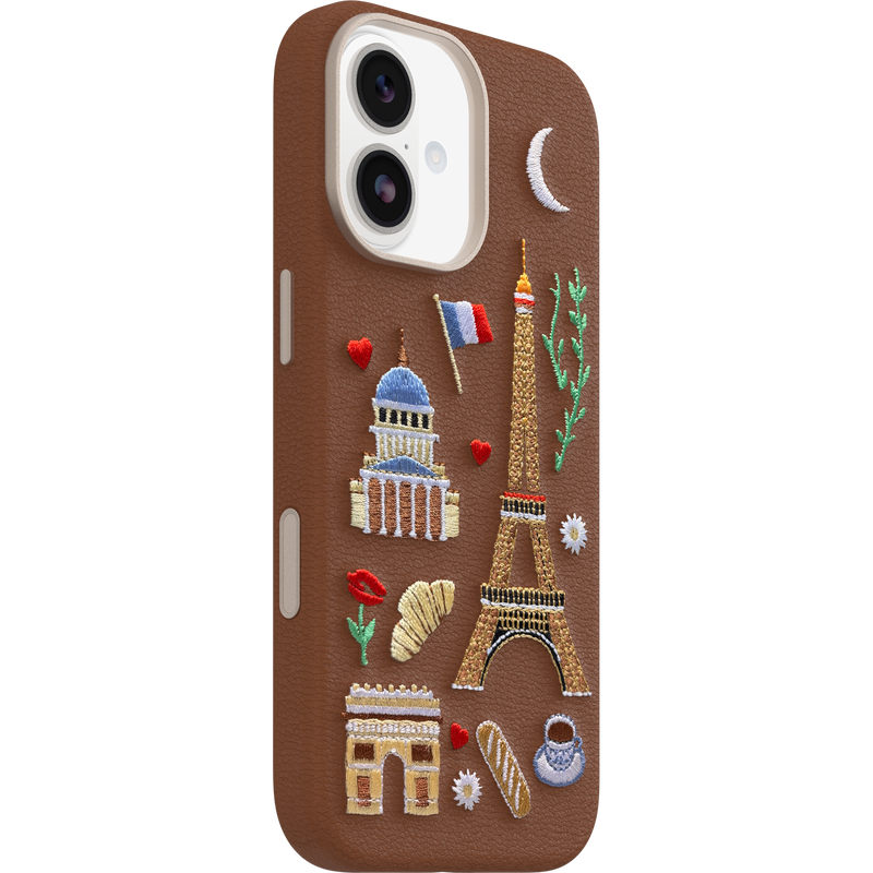 product image 2 - iPhone 17 Case Symmetry Series Cactus Leather Embroidery