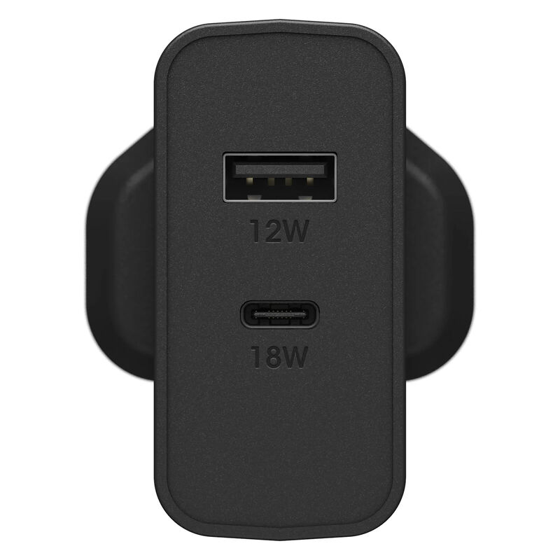 product image 2 - USB-C en USB-A 30 W Väggladdare Snabbladdning | Förstklassig