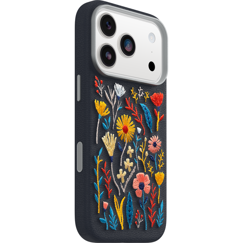 product image 2 - iPhone 17 Pro Hülle Symmetry Series Cactus Leather Embroidery