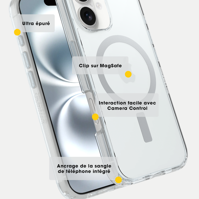 product image 5 - Coque iPhone 16 Pro Symmetry Series Clear pour MagSafe